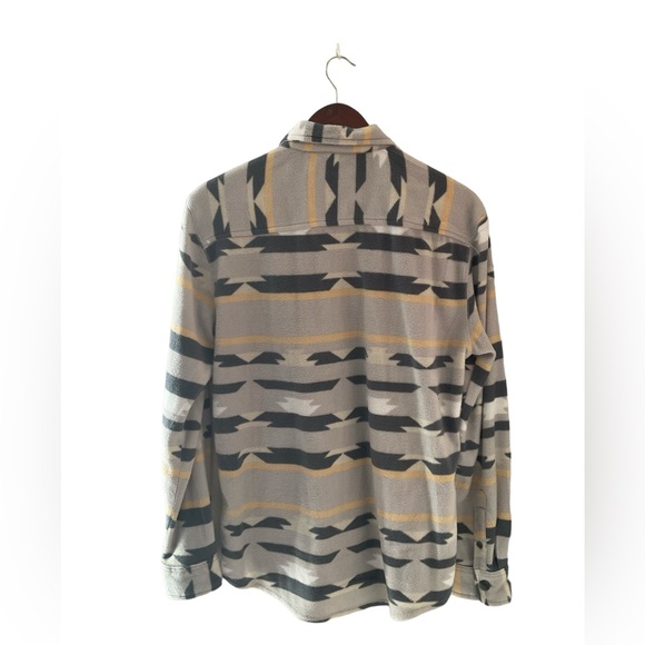 VTG 1946 Quilted Pattern Lined Shirt Jacket Grey Size Medium - Picture 2 of 12